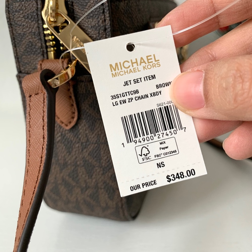 Michael Kors Jet Set LG EW Zip Xbody - Picture 3 of 8